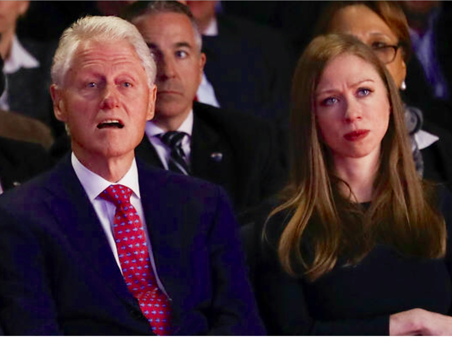 Bill and Chelsea Blank Meme Template