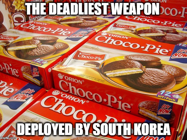 THE DEADLIEST WEAPON; DEPLOYED BY SOUTH KOREA | made w/ Imgflip meme maker