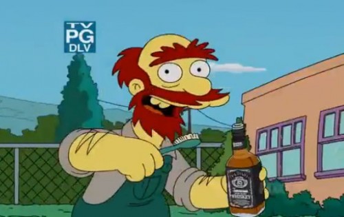 High Quality groundskeeper_willie_whisky Blank Meme Template