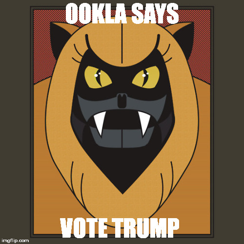 OOKLA SAYS; VOTE TRUMP | image tagged in ookla | made w/ Imgflip meme maker