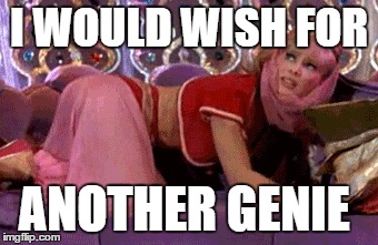 I WOULD WISH FOR ANOTHER GENIE | made w/ Imgflip meme maker