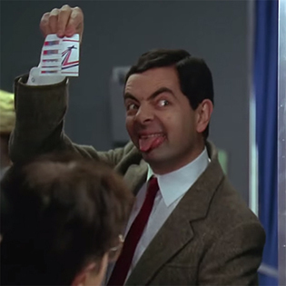 Mr. Bean for President Blank Meme Template