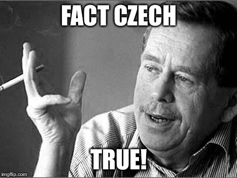 FACT CZECH; TRUE! | image tagged in fact czech | made w/ Imgflip meme maker