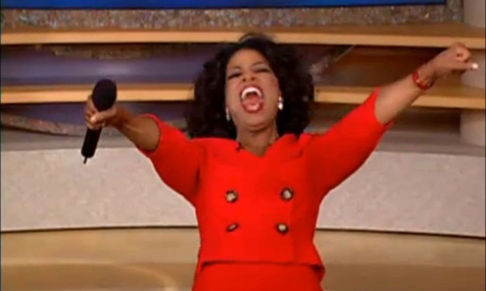 High Quality Oprah Giveaway Blank Meme Template
