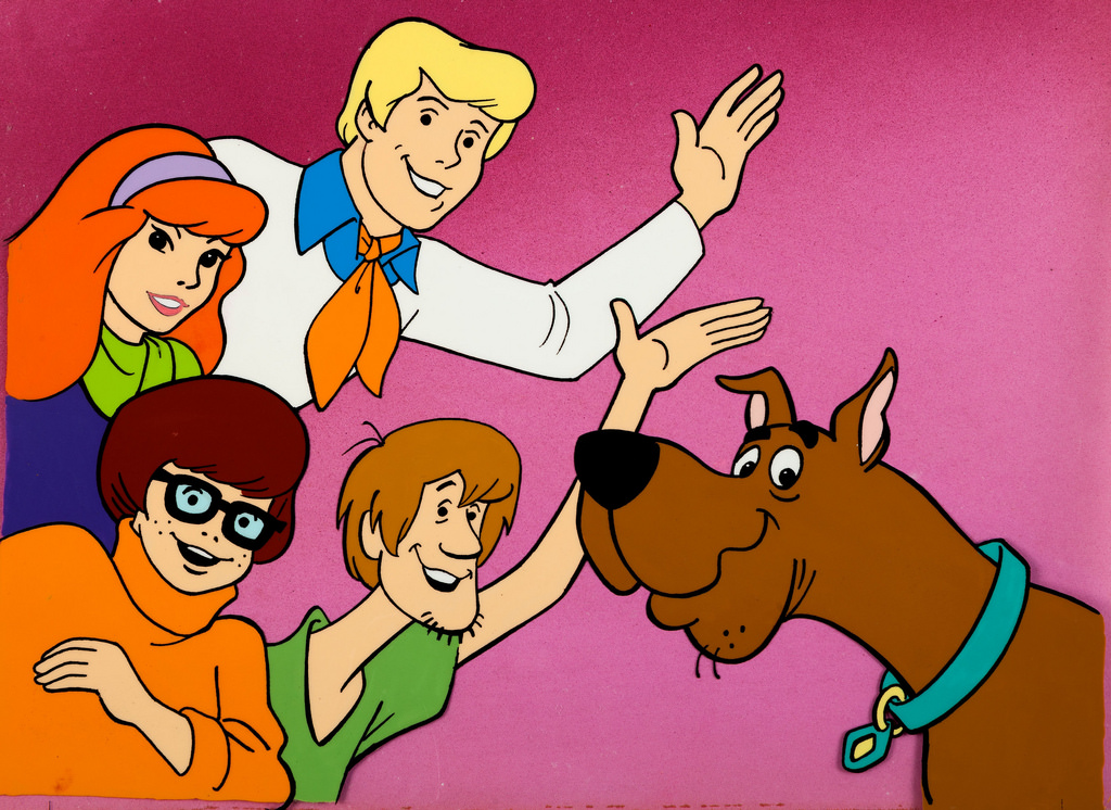 High Quality Scooby Doo Group Blank Meme Template