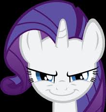 Rarity's evil plans Blank Meme Template