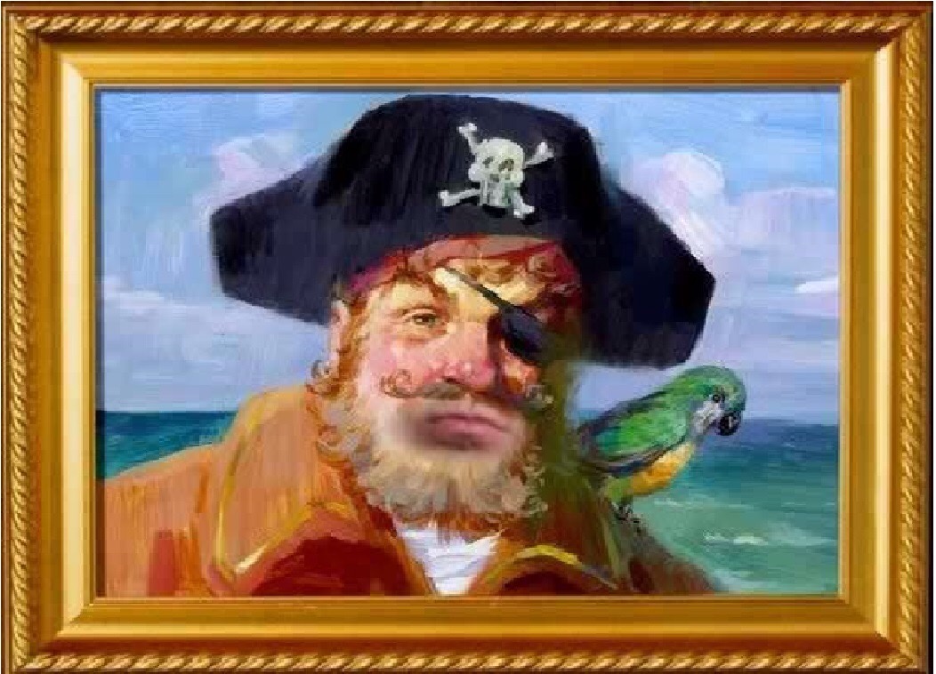 Spongebob Painty Pirate Blank Meme Template