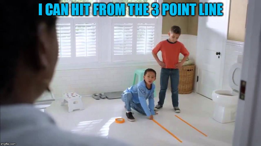 I CAN HIT FROM THE 3 POINT LINE | made w/ Imgflip meme maker