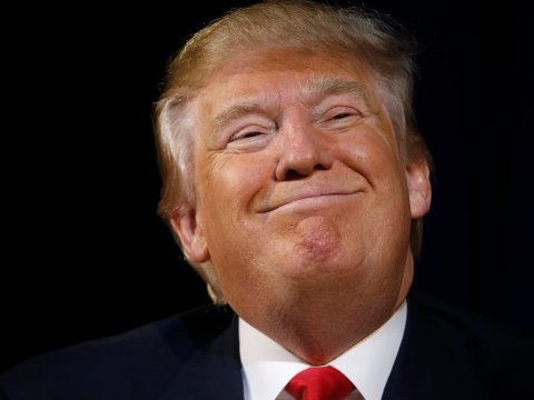 Smug Trump Blank Meme Template