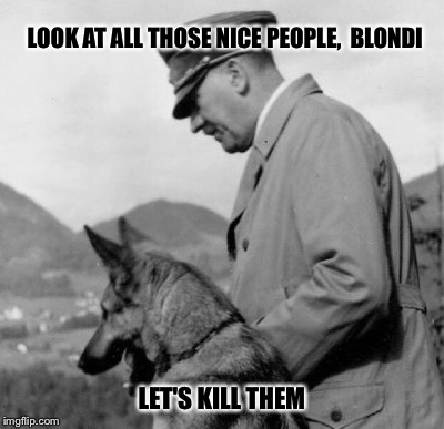 LOOK AT ALL THOSE NICE PEOPLE,  BLONDI LET'S KILL THEM | made w/ Imgflip meme maker