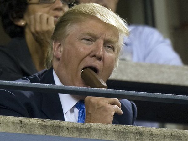 High Quality Trump swallows Blank Meme Template