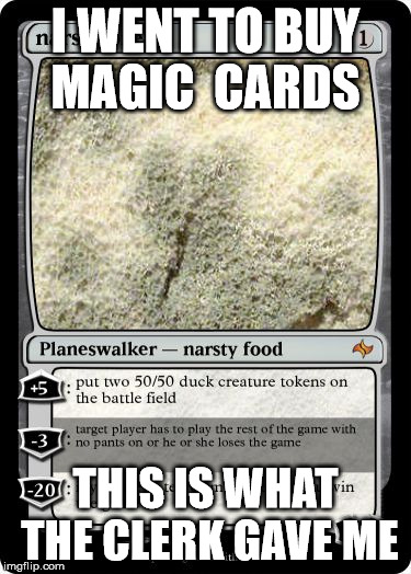 I WENT TO BUY MAGIC  CARDS; THIS IS WHAT THE CLERK GAVE ME | image tagged in this is what he gave me | made w/ Imgflip meme maker