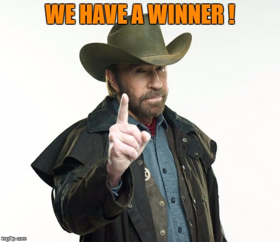 WE HAVE A WINNER ! | made w/ Imgflip meme maker