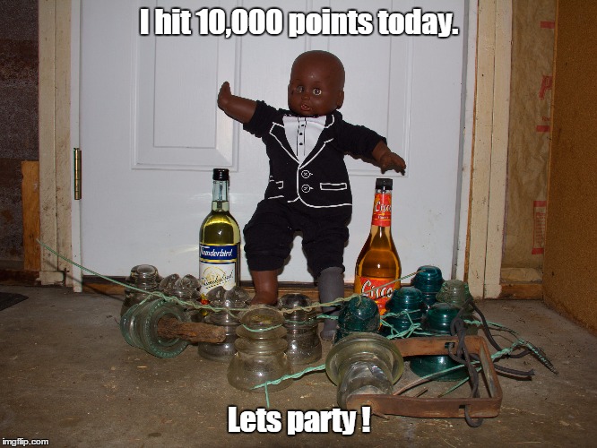 A imgflip landmark | I hit 10,000 points today. Lets party ! | image tagged in memes,bumwine | made w/ Imgflip meme maker