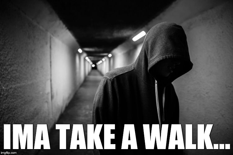 IMA TAKE A WALK... | made w/ Imgflip meme maker