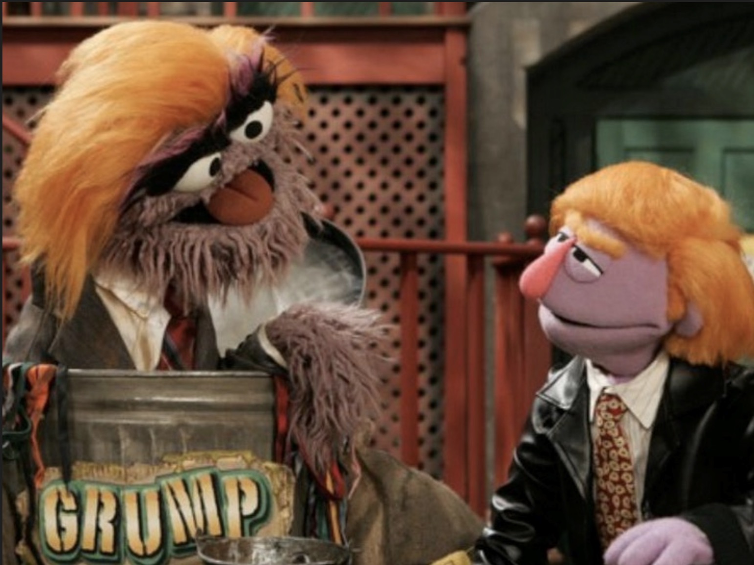 High Quality Trump Muppet Sesame Street Blank Meme Template