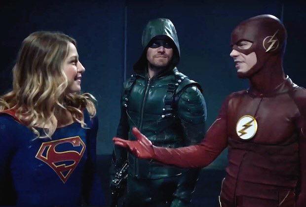 Barry meets Supergirl Blank Meme Template