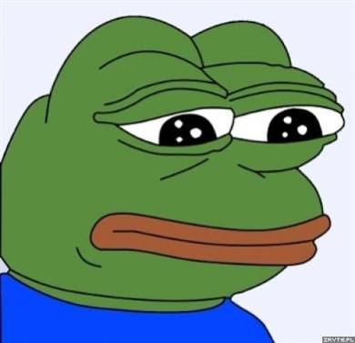 High Quality Sad pepe Blank Meme Template