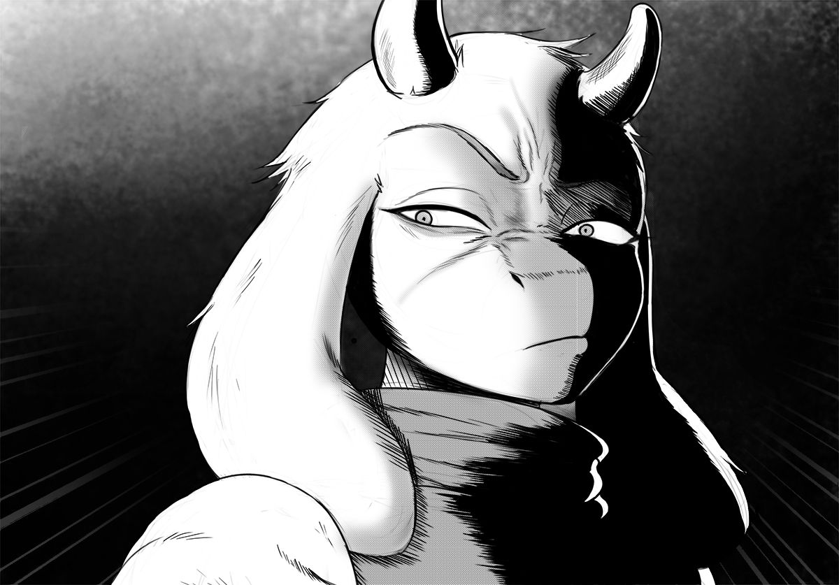 Toriel Death Stare Blank Meme Template