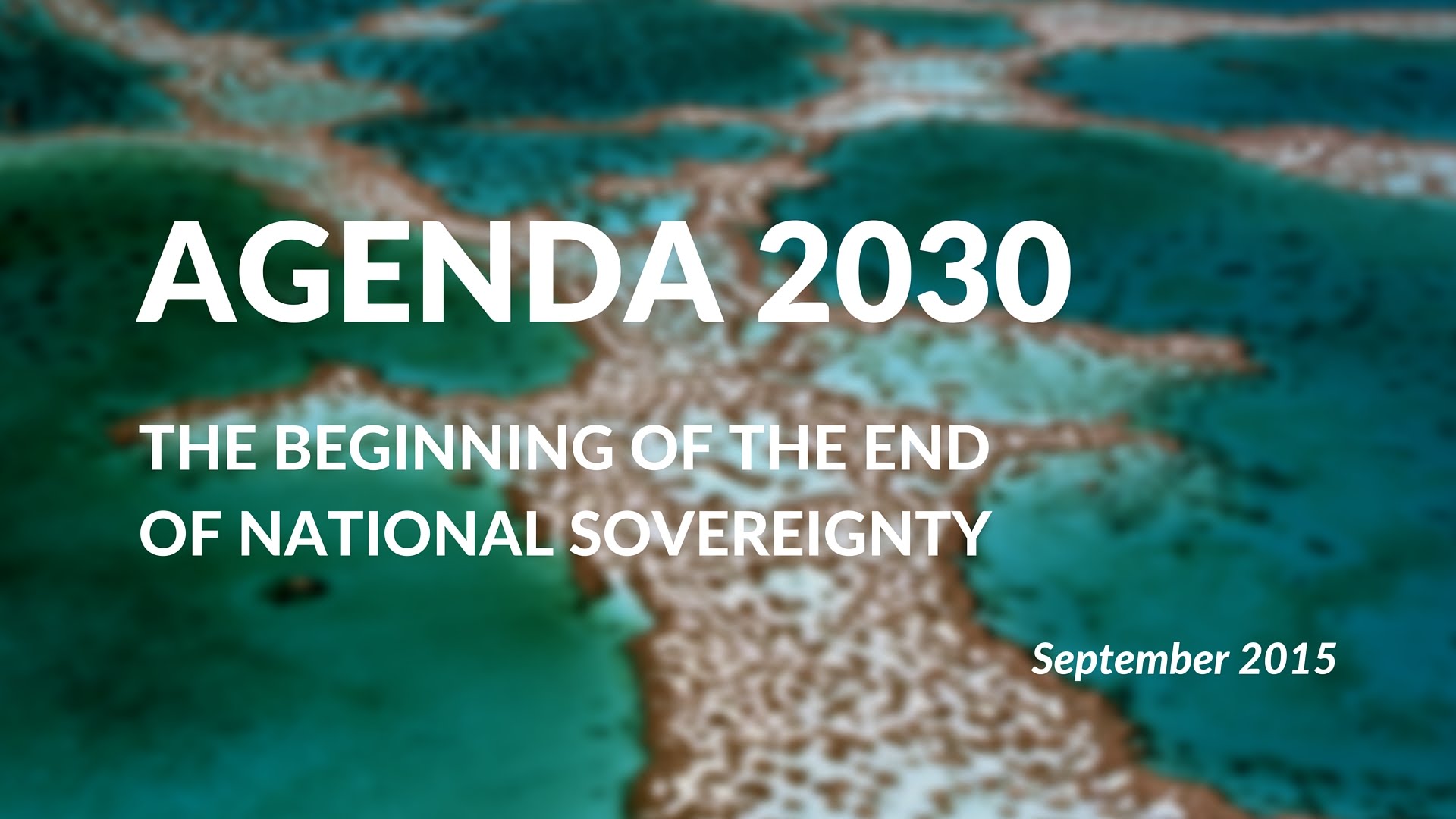 Agenda 30 New World Order global domination Blank Meme Template