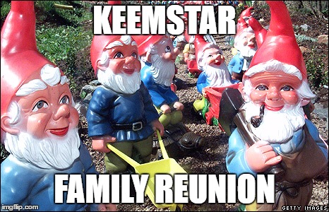 keemstar family | KEEMSTAR; FAMILY REUNION | image tagged in memestar | made w/ Imgflip meme maker