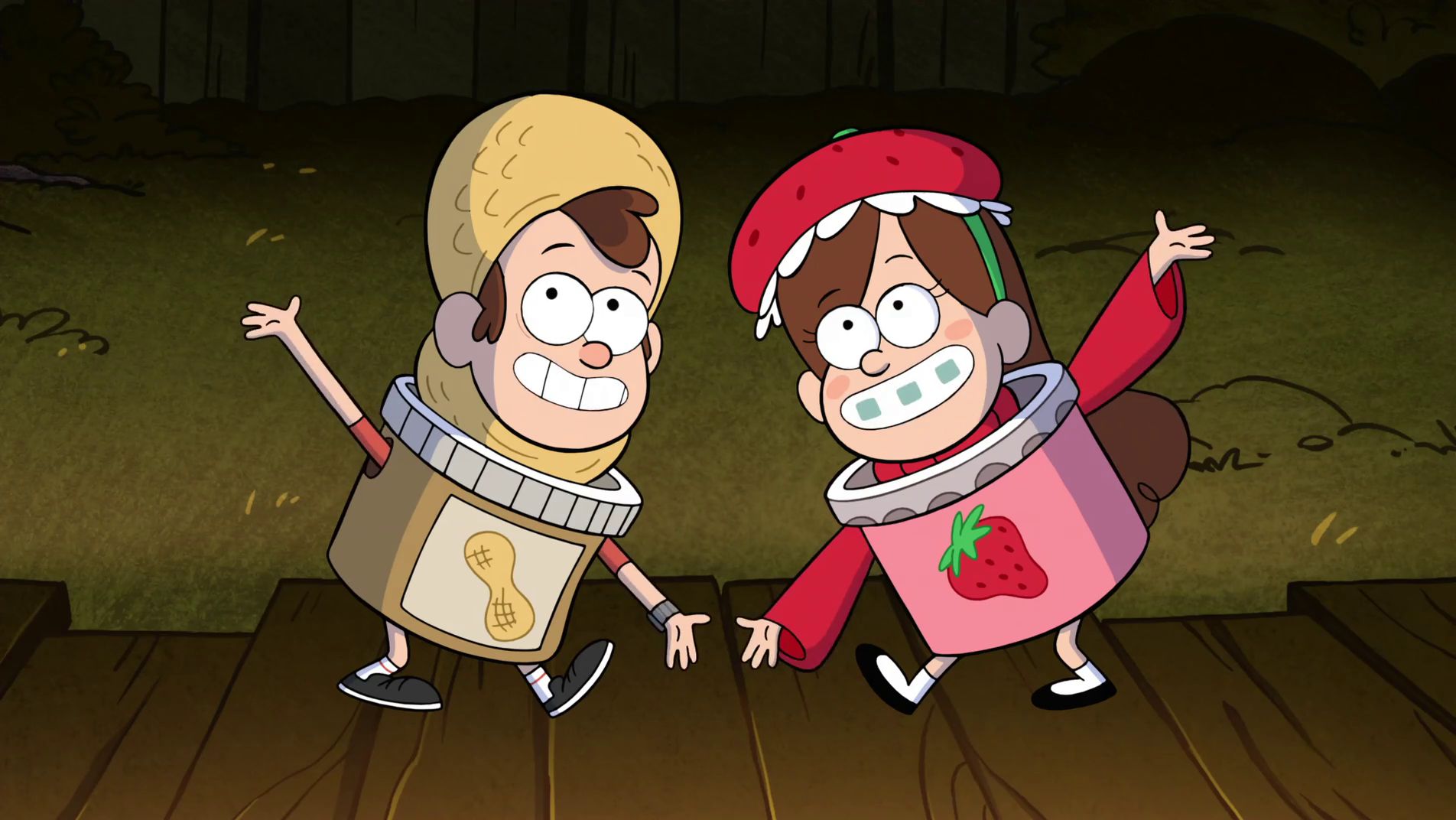 High Quality Gravity falls pbj Blank Meme Template