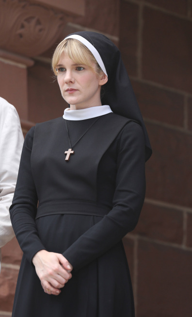 High Quality nun but Lily Rabe Blank Meme Template