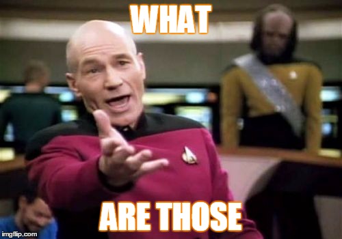 Picard Wtf Meme | WHAT; ARE THOSE | image tagged in memes,picard wtf | made w/ Imgflip meme maker
