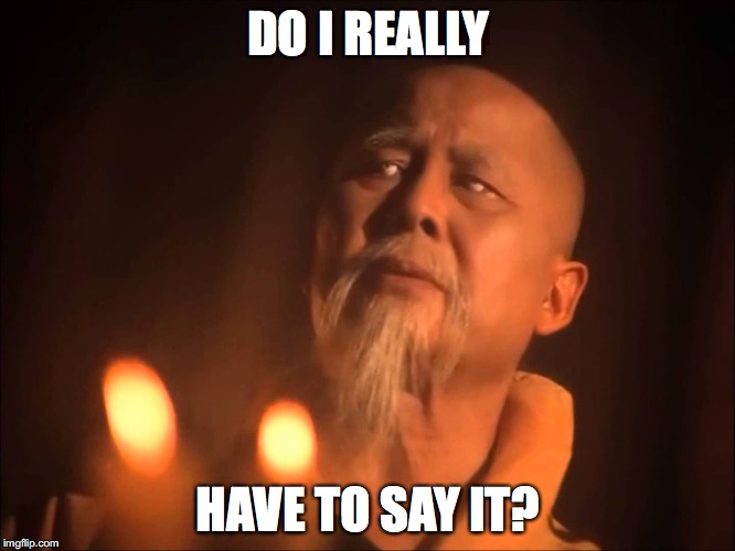 master po | DO I REALLY; HAVE TO SAY IT? | image tagged in master po | made w/ Imgflip meme maker