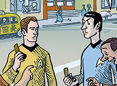 Star Trek flip phones Blank Meme Template