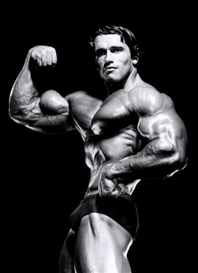 Schwarzenegger Posing Blank Meme Template