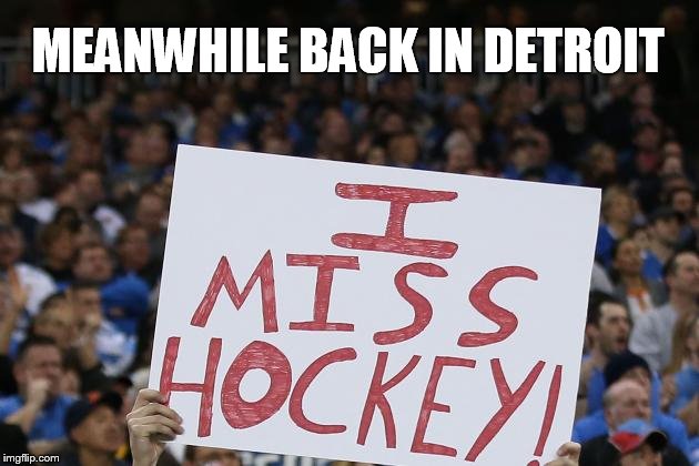 Detroit misery | MEANWHILE BACK IN DETROIT | image tagged in nfl memes | made w/ Imgflip meme maker