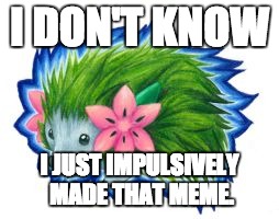 I DON'T KNOW; I JUST IMPULSIVELY MADE THAT MEME. | image tagged in lol | made w/ Imgflip meme maker