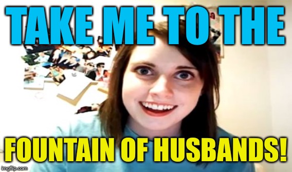 TAKE ME TO THE FOUNTAIN OF HUSBANDS! | made w/ Imgflip meme maker