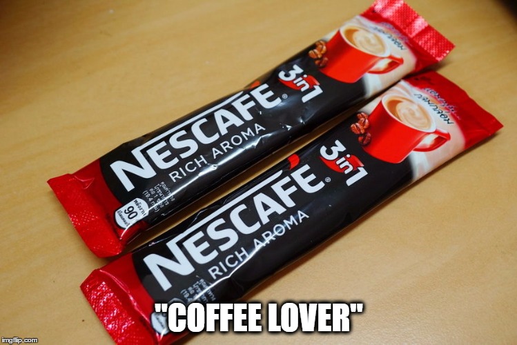 "COFFEE LOVER" | image tagged in coffee | made w/ Imgflip meme maker