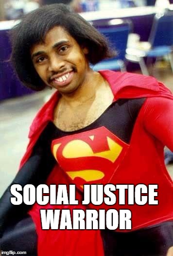 superhero | SOCIAL JUSTICE WARRIOR | image tagged in superhero | made w/ Imgflip meme maker