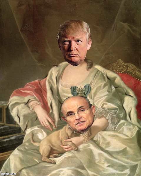 Rudy Makes a good lapdog.  | image tagged in gop,election 2016,trump 2016 | made w/ Imgflip meme maker