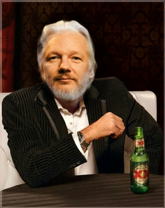 High Quality Julian Assange Dos Equis  Blank Meme Template