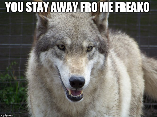 YOU STAY AWAY FRO ME FREAKO | made w/ Imgflip meme maker