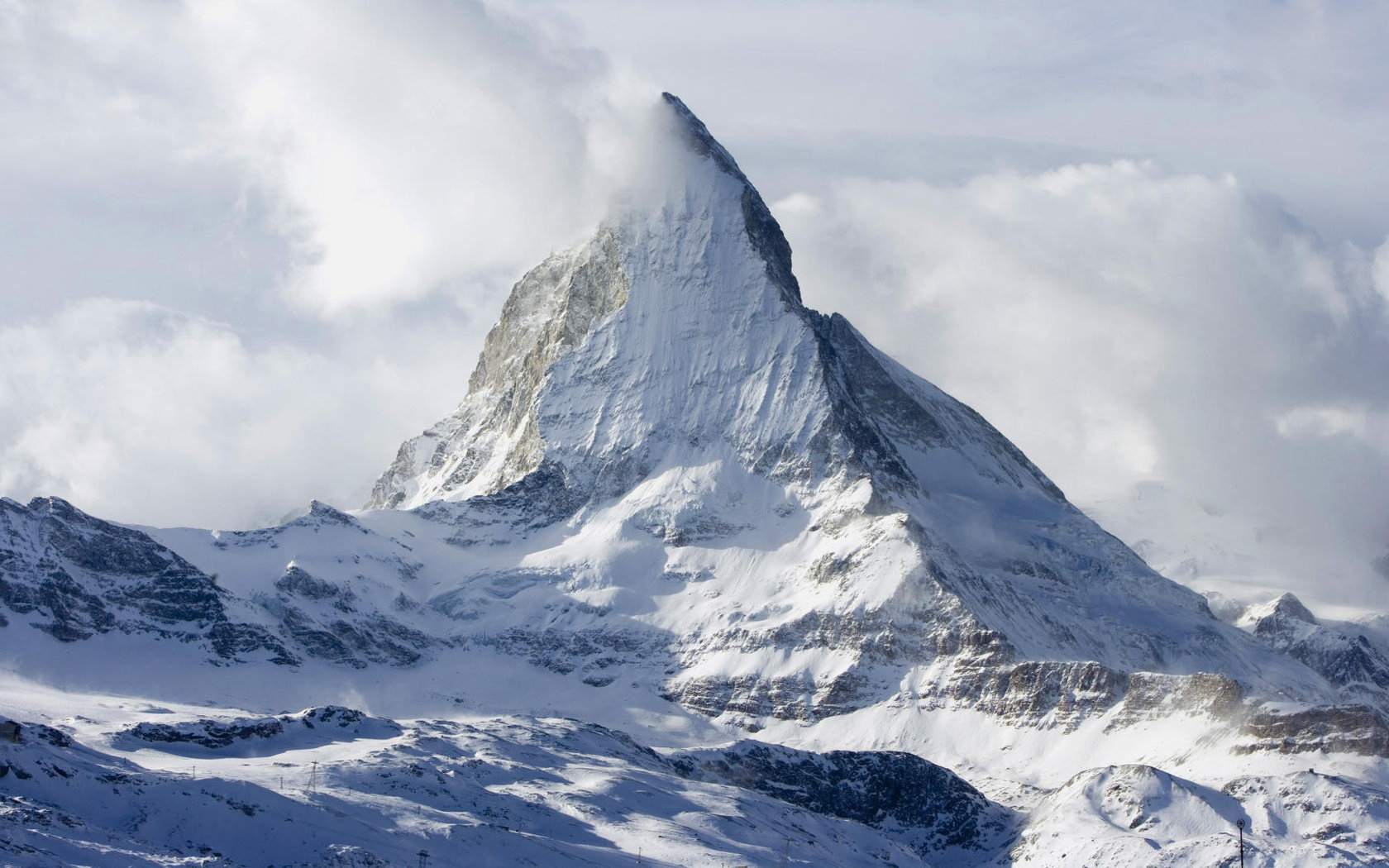 mountain peak snow Blank Meme Template