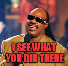 I SEE WHAT YOU DID THERE | made w/ Imgflip meme maker