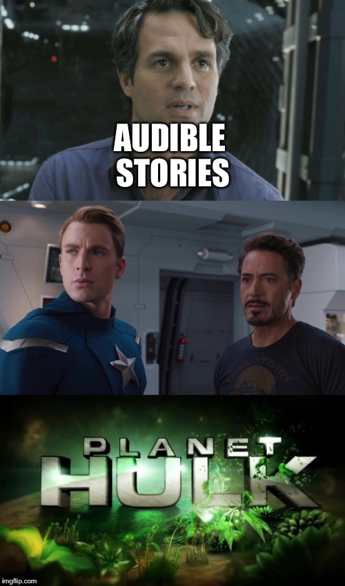 AUDIBLE STORIES | made w/ Imgflip meme maker