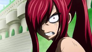erza angry Blank Meme Template