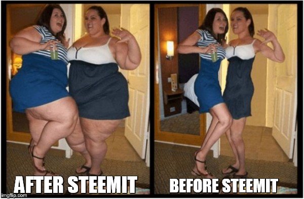 AFTER STEEMIT; BEFORE STEEMIT | made w/ Imgflip meme maker