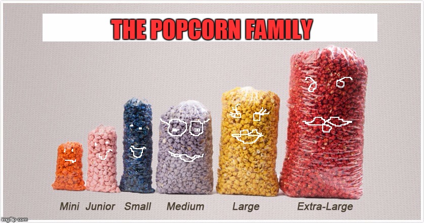 THE POPCORN FAMILY | made w/ Imgflip meme maker