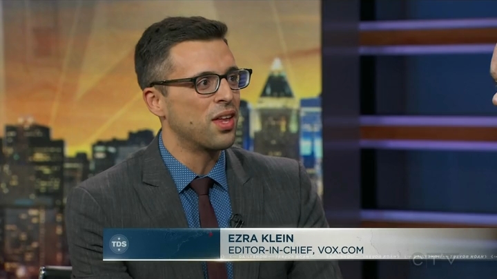 High Quality Ezra Klein Daily Show Blank Meme Template