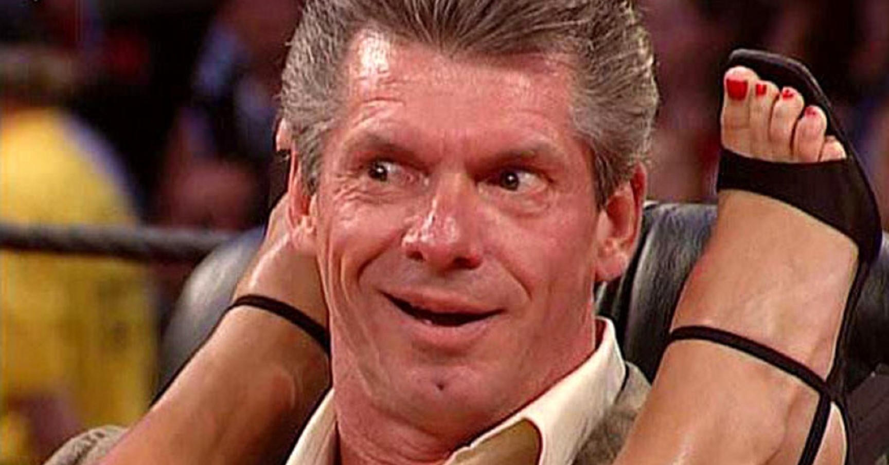 Vince McMahon Turned On Blank Meme Template. 
