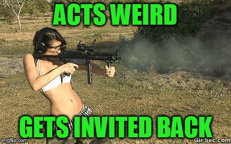 ACTS WEIRD GETS INVITED BACK | made w/ Imgflip meme maker