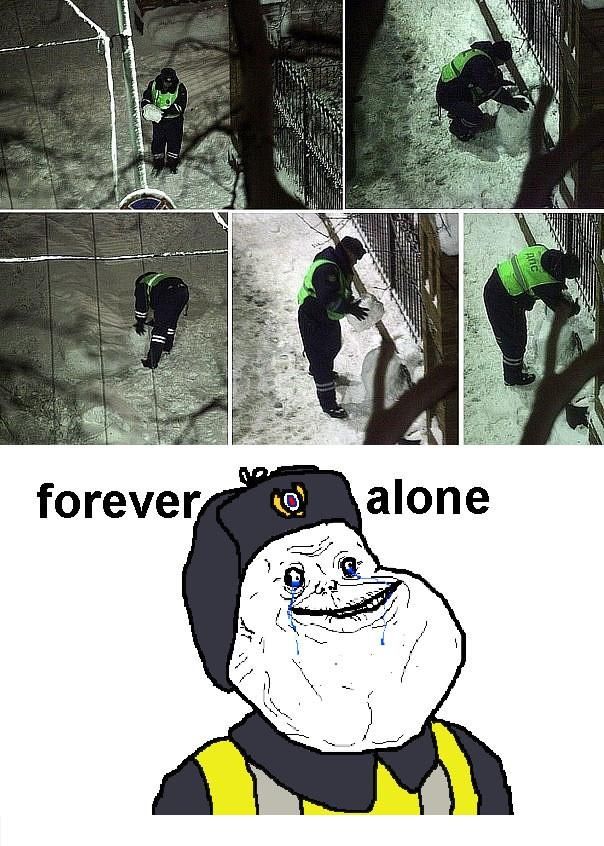 derp | image tagged in funny,rage comics,forever alone,memes,security guard