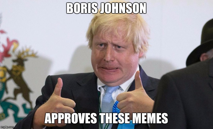 BORIS JOHNSON APPROVES THESE MEMES | BORIS JOHNSON; APPROVES THESE MEMES | image tagged in boris johnson | made w/ Imgflip meme maker